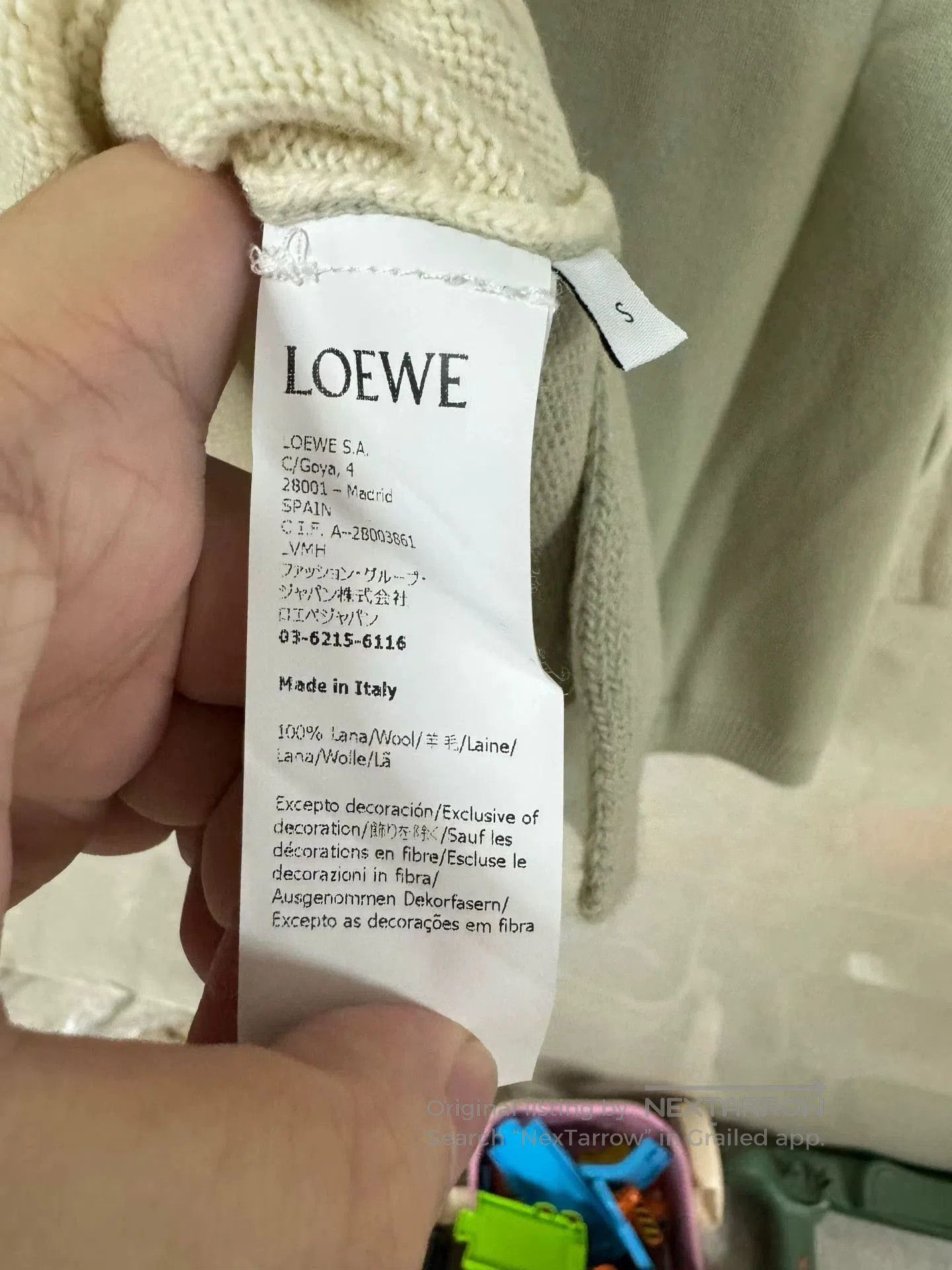 Loewe Loewe Wool Polo Shirt Size S. Size US S / EU 44-46 / 1 - 4 Thumbnail