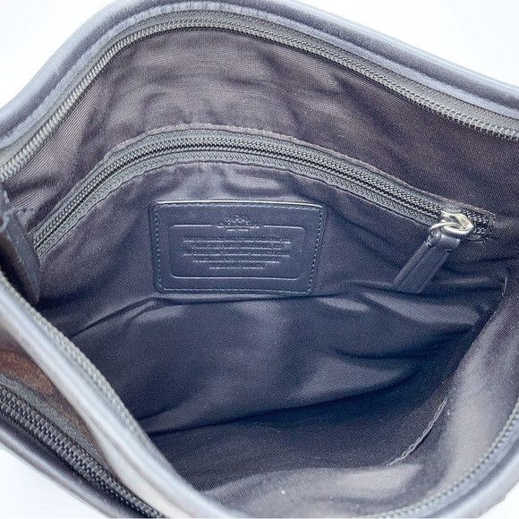 Coach Coach Signature Crossbody Messenger Bag in Black and Brown Size ONE SIZE - 13 Thumbnail