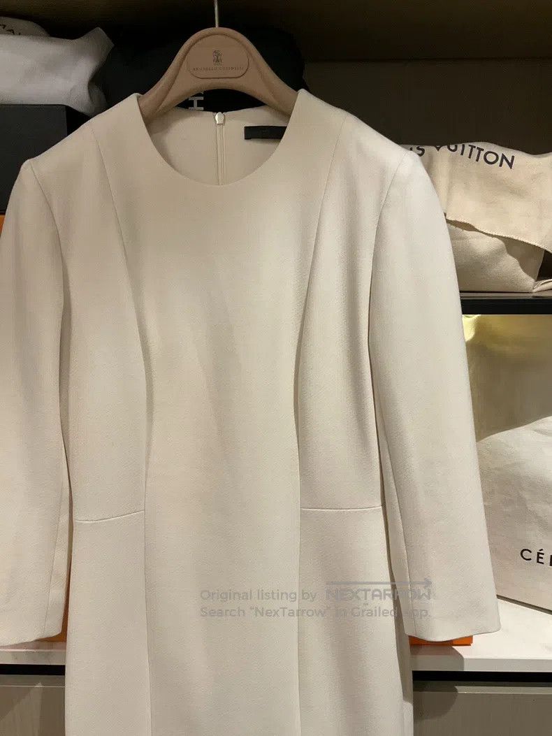 The Row The Row size 2 Light-colored dress with medium sleeves Size XS / US 0-2 / IT 36-38 - 2 Thumbnail