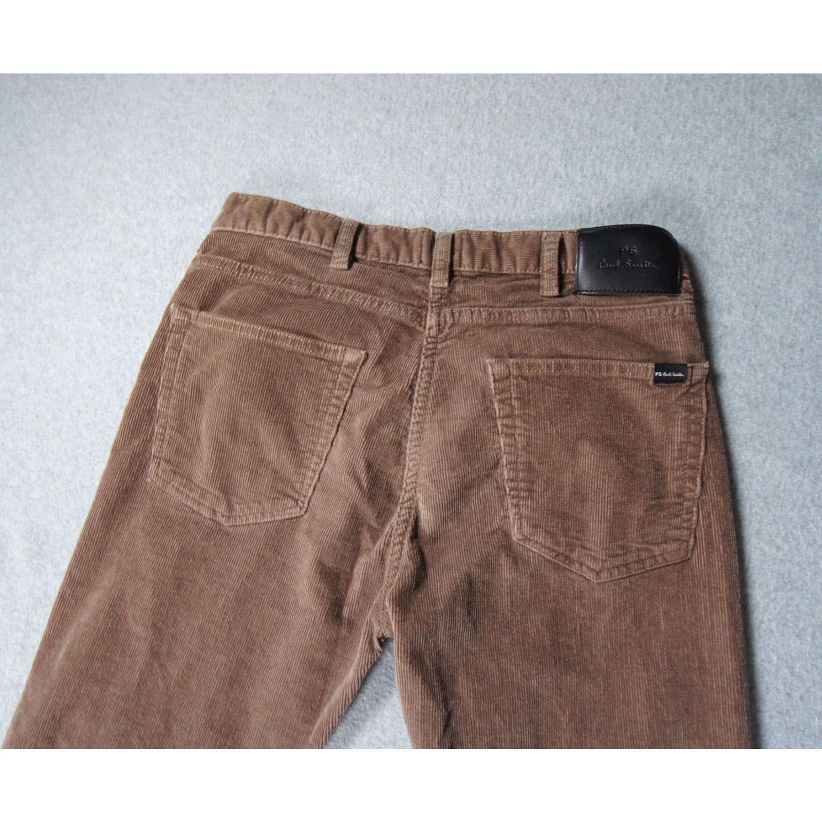 Paul Smith Paul Smith Pants Mens 30 Brown Corduroy Tapered Fit Stretch Casual Adult Size US 30 / EU 46 - 6 Thumbnail