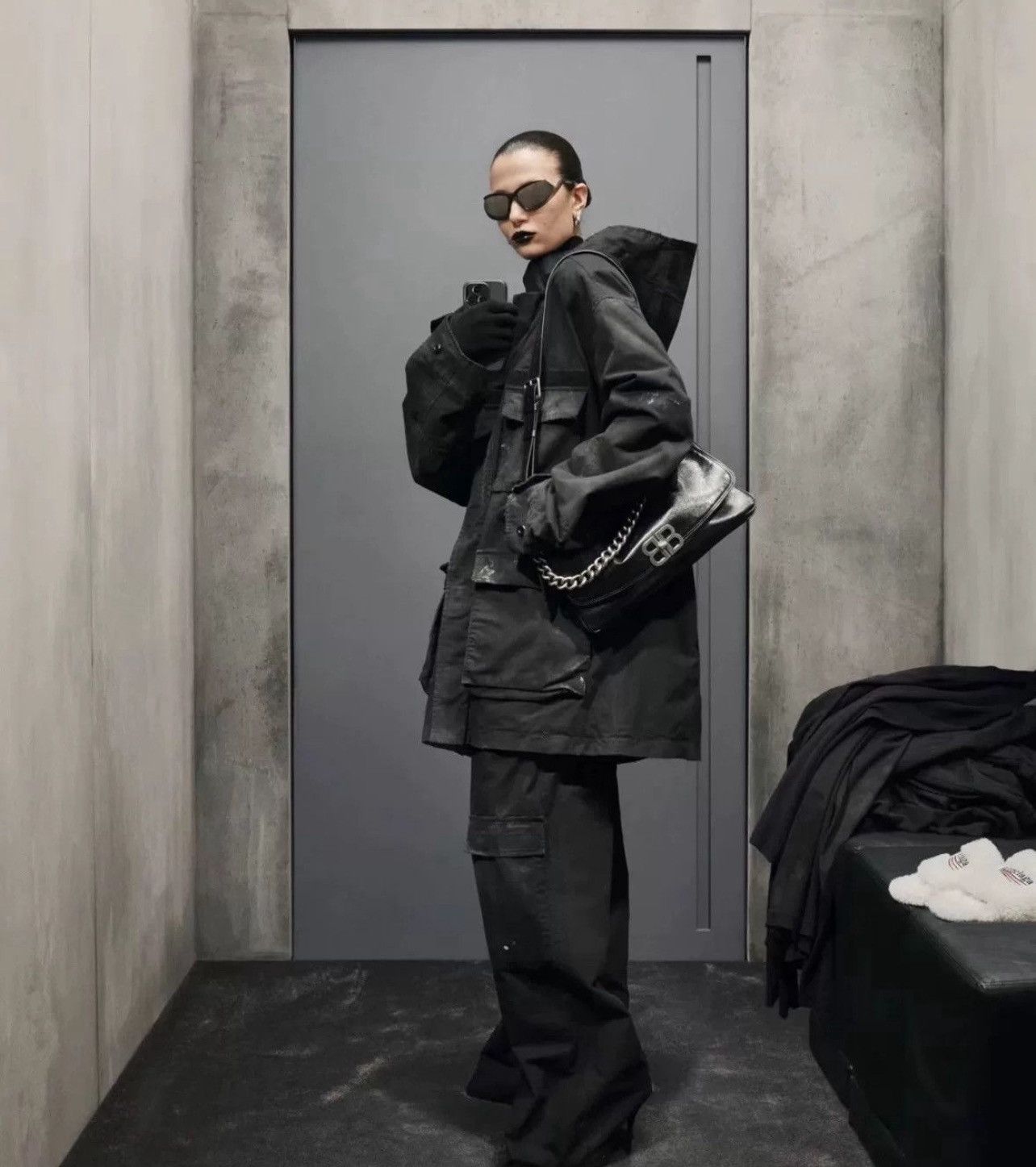 Balenciaga LIMITED TIME OFFER l Double Front Cotton Military Parka Size US S / EU 44-46 / 1 - 4 Thumbnail