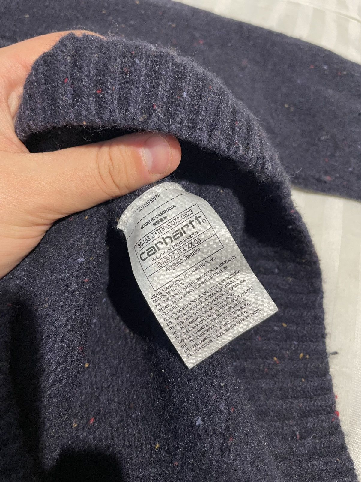 Carhartt Carhartt Anglistic Tight Knighted sweater Supreme type Size US L / EU 52-54 / 3 - 9 Thumbnail