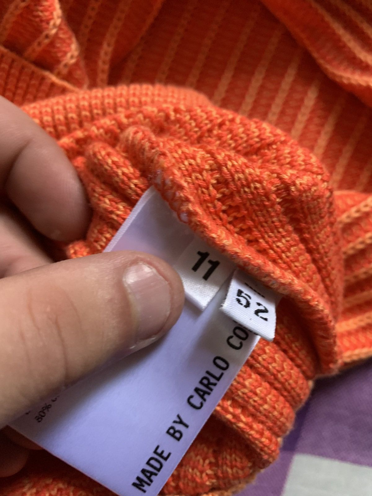 Vintage Carlo Colucci Vintage Sweater Size US L / EU 52-54 / 3 - 6 Thumbnail