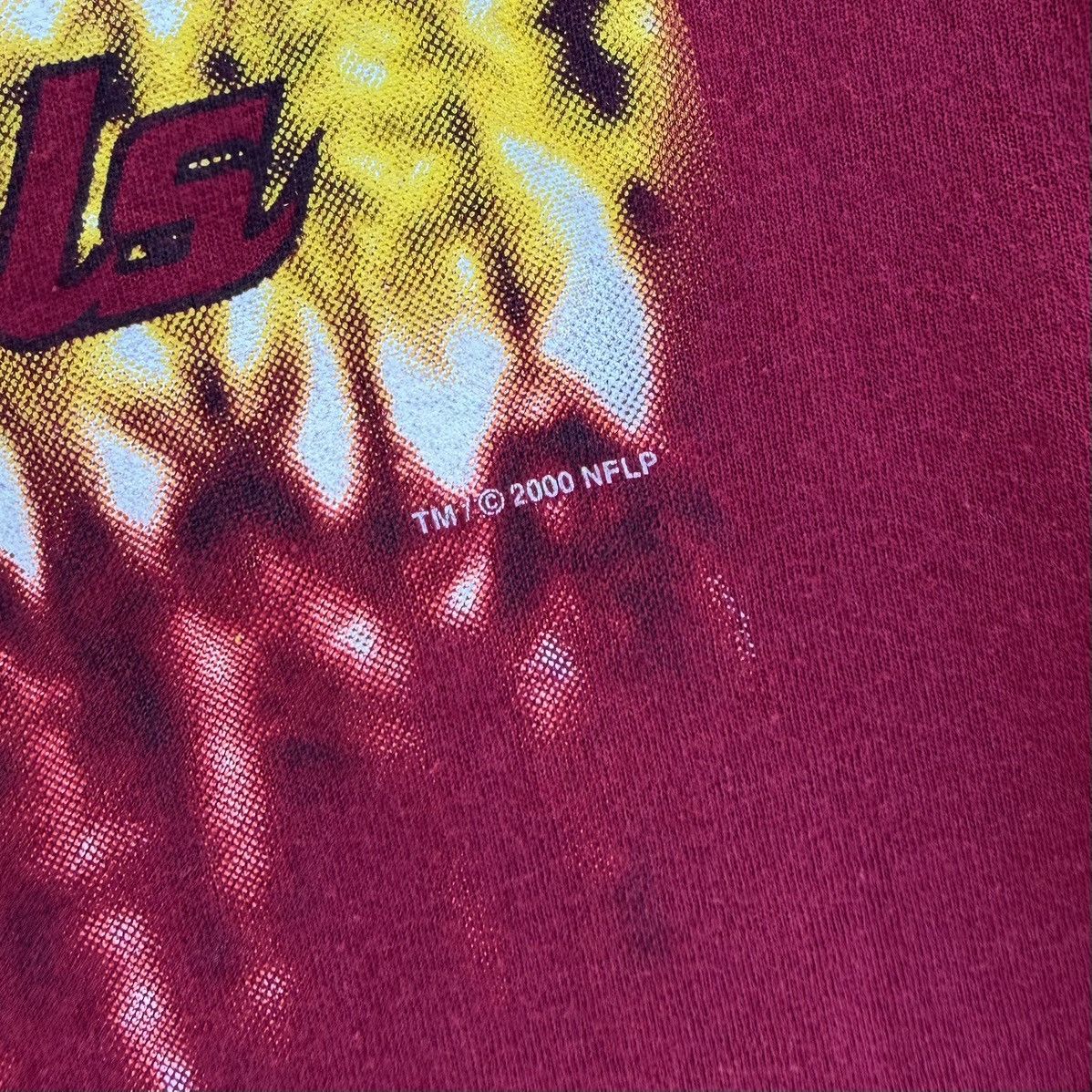 Other Vintage 2000 NFL Arizona Cardinals T-Shirt Red Tie Dye Large Size US L / EU 52-54 / 3 - 3 Thumbnail