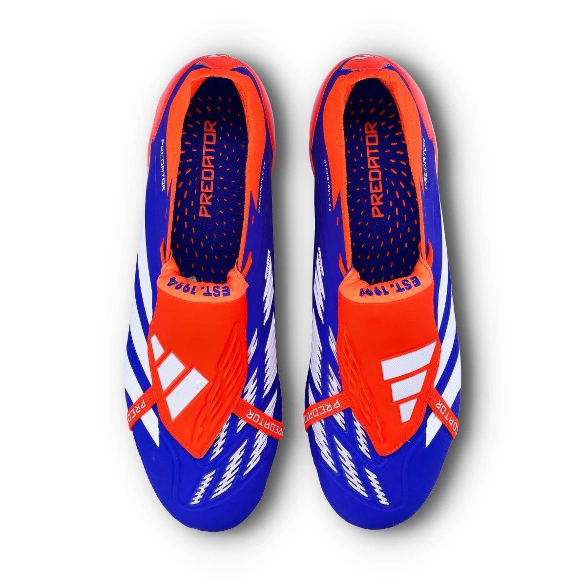 Adidas Adidas Predator 24 FG Elite Tongue Lucid Blue Solar Red Size US 10.5 / EU 43-44 - 2 Thumbnail
