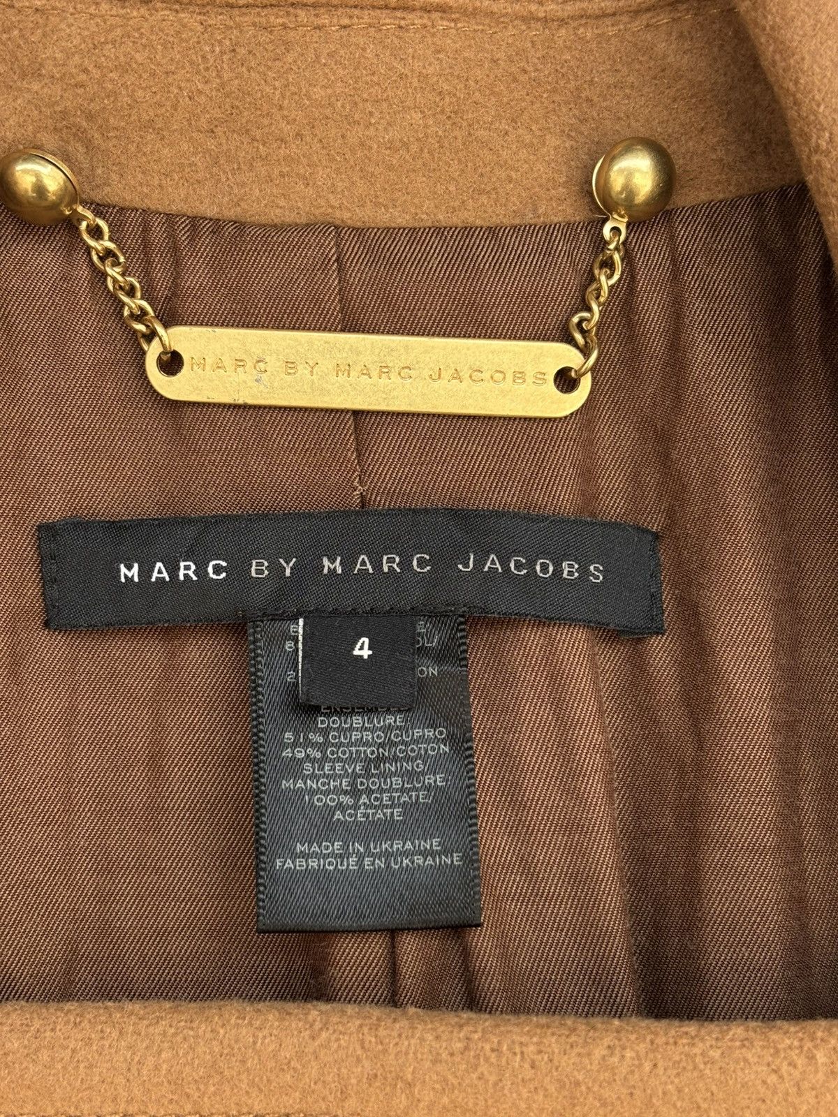 Marc by Marc Jacobs A/W 2004 Marc by Marc Jacobs Napoleon Camel Coat Size S / US 4 / IT 40 - 14 Thumbnail