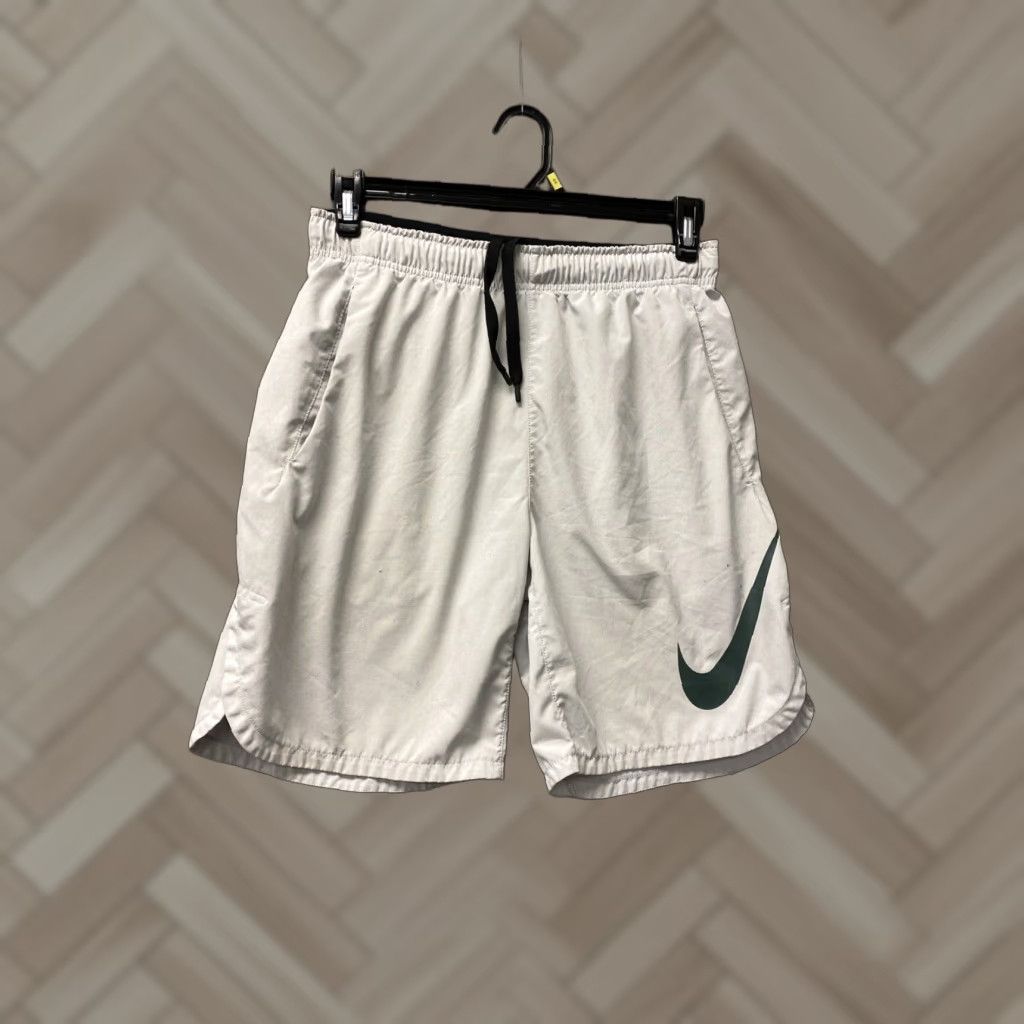 Nike VINTAGE Nike Men’s Athletic Shorts Workout Running Gray Size M Drawstring Size US 31 - 1 Thumbnail