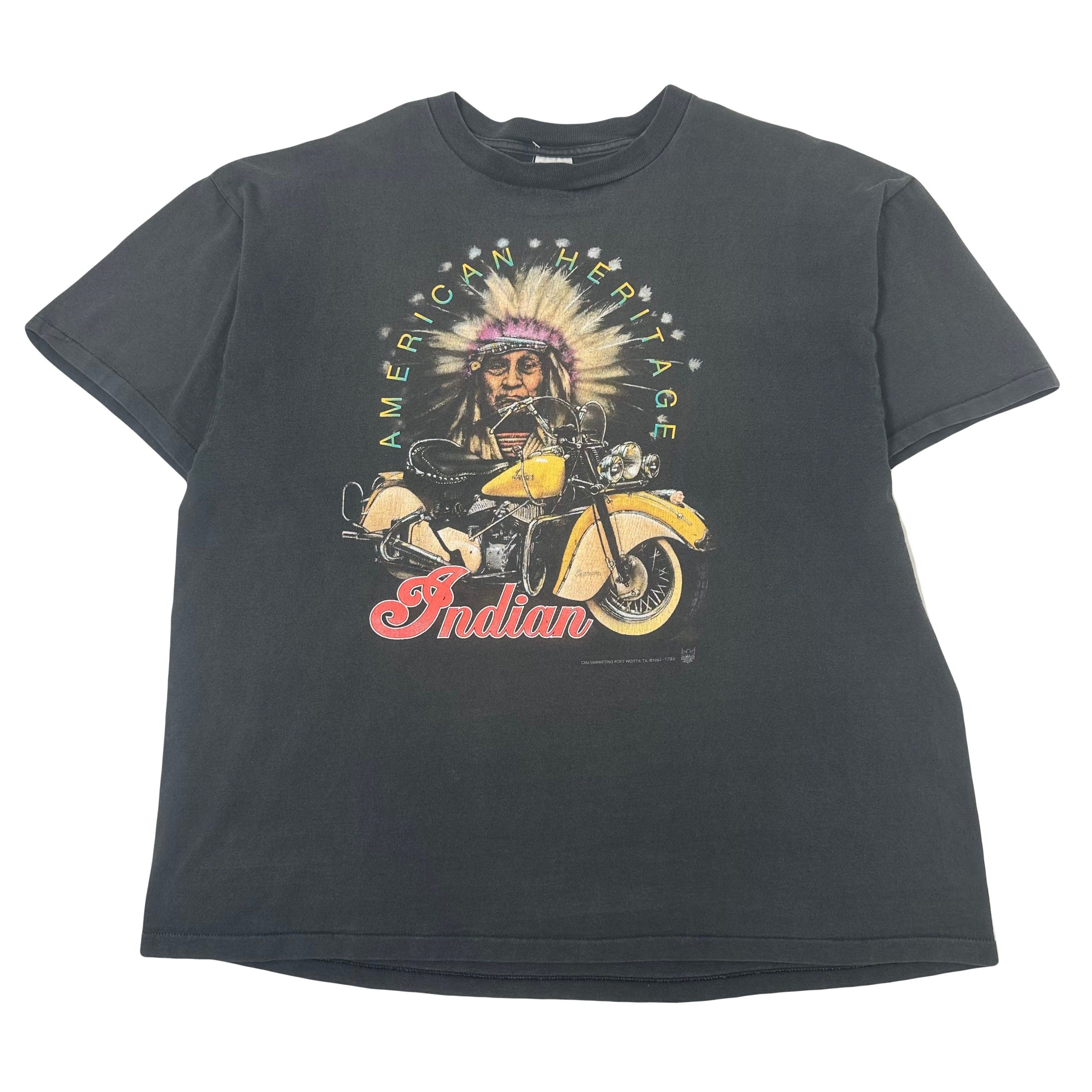 1994 Indian Motorcycle American Heritage Graphic Tee XXL