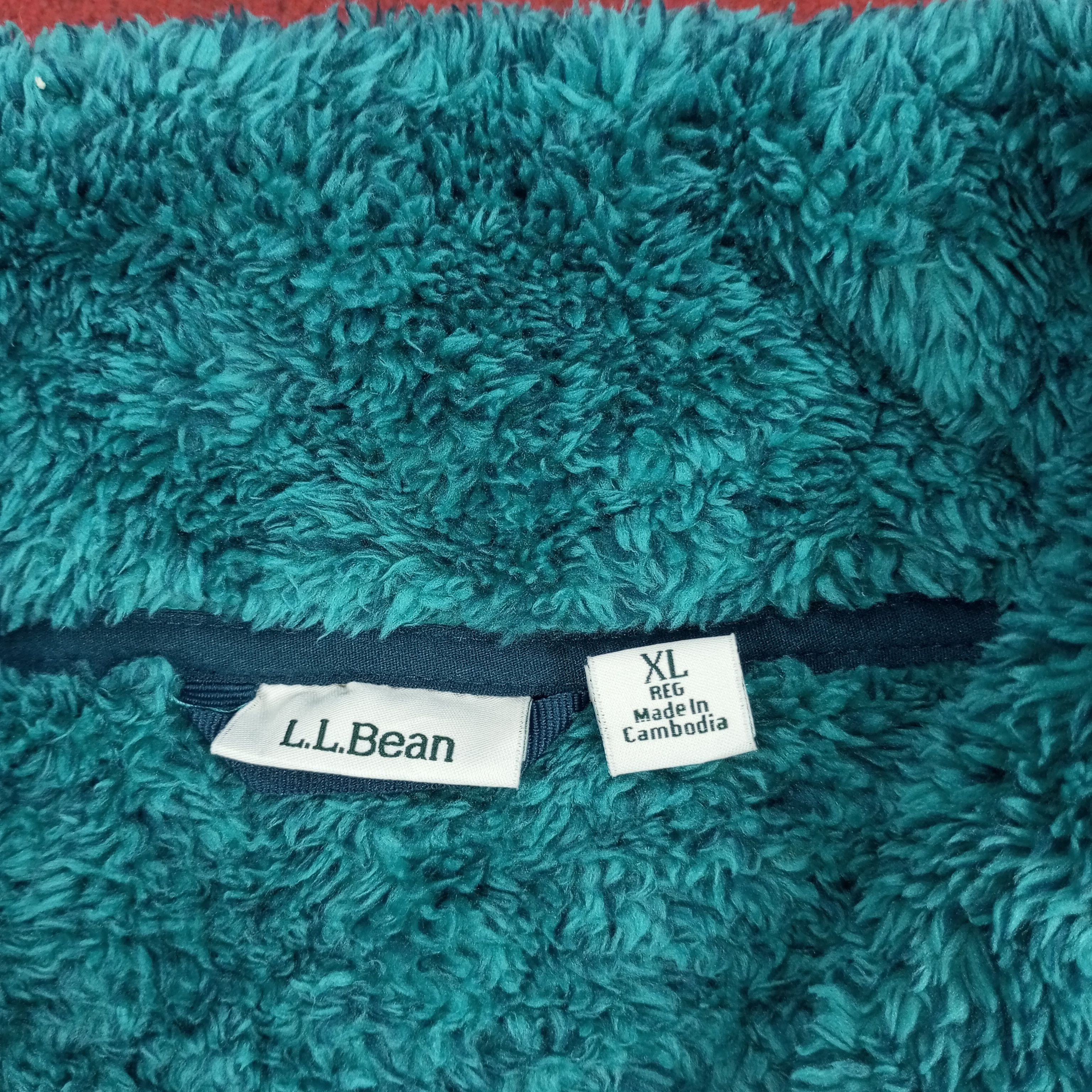 L.L. Bean × Vintage LL Bean Outdoor Brand Style Fleece Jacket Size US L / EU 52-54 / 3 - 5 Thumbnail