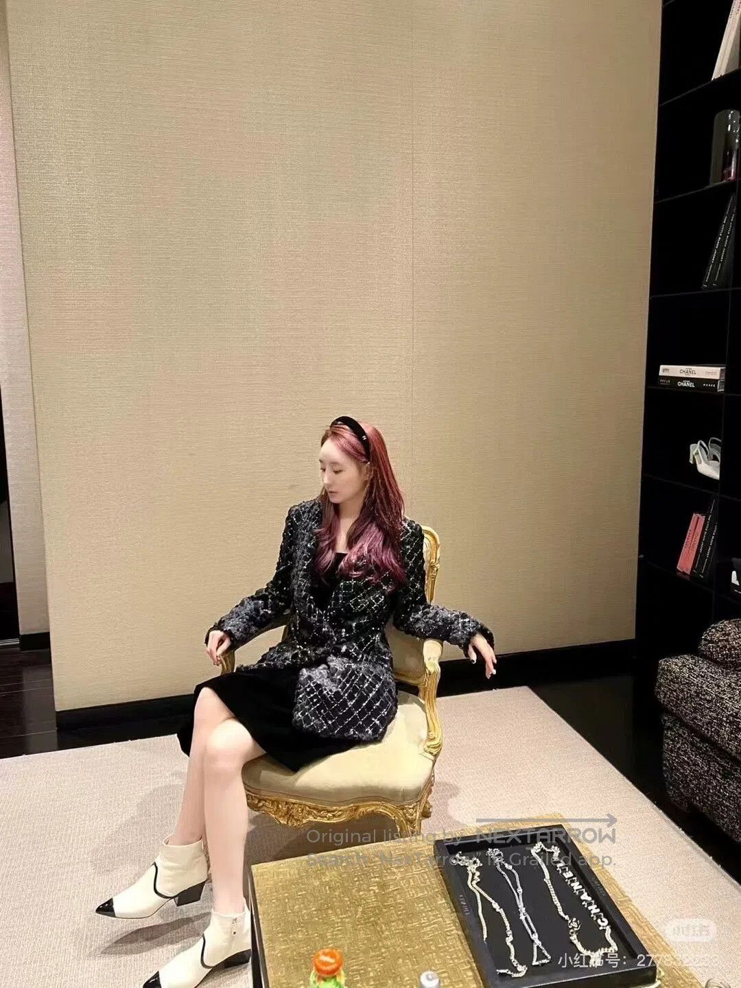 Chanel handmade rabbit fur Chanel coat 22B. Size US S / EU 44-46 / 1 - 8 Thumbnail