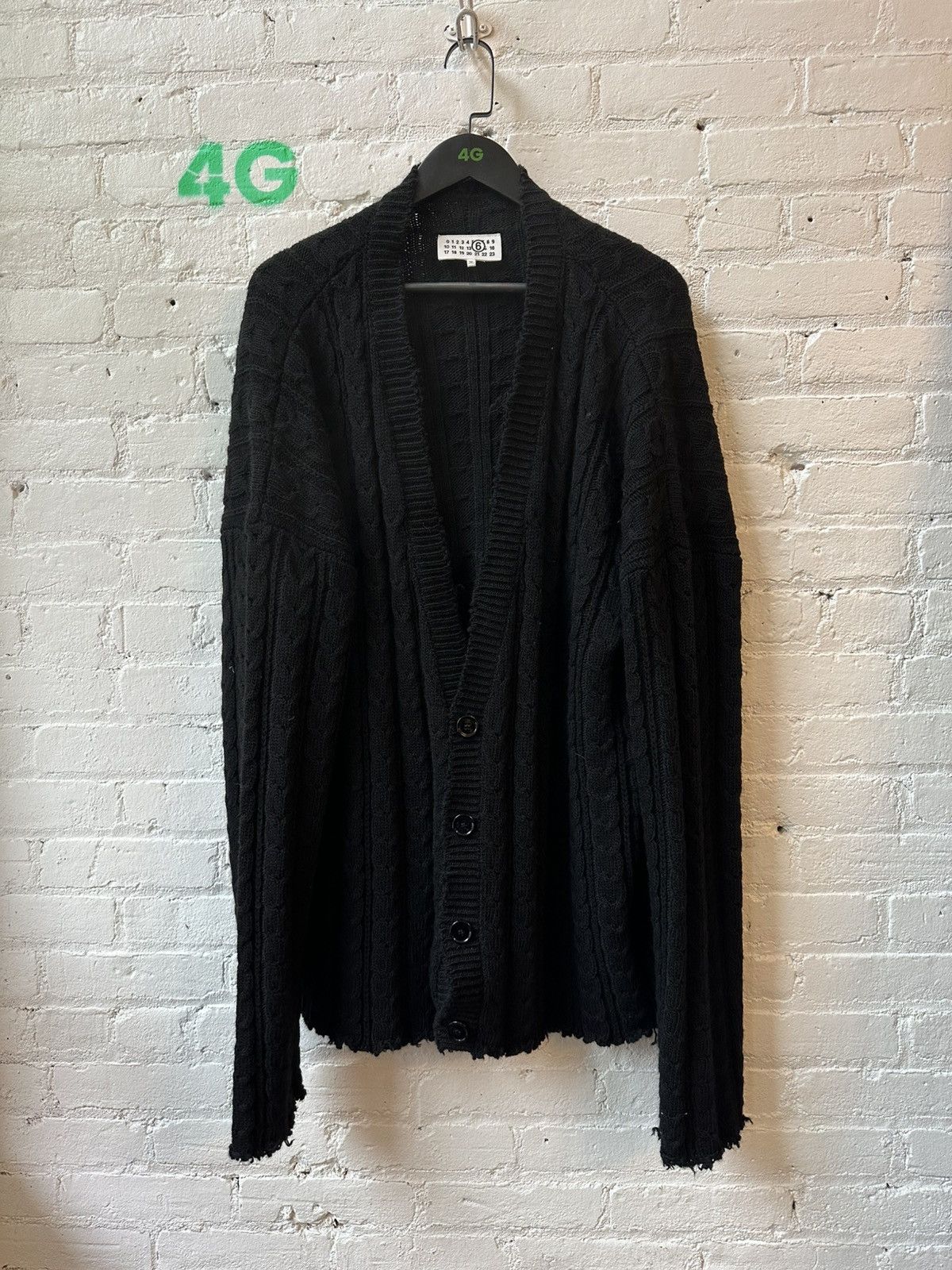 Maison Margiela MARGIELA THRASHED XL KNITT CARDIGAN Size US XL / EU 56 / 4 - 1 Thumbnail