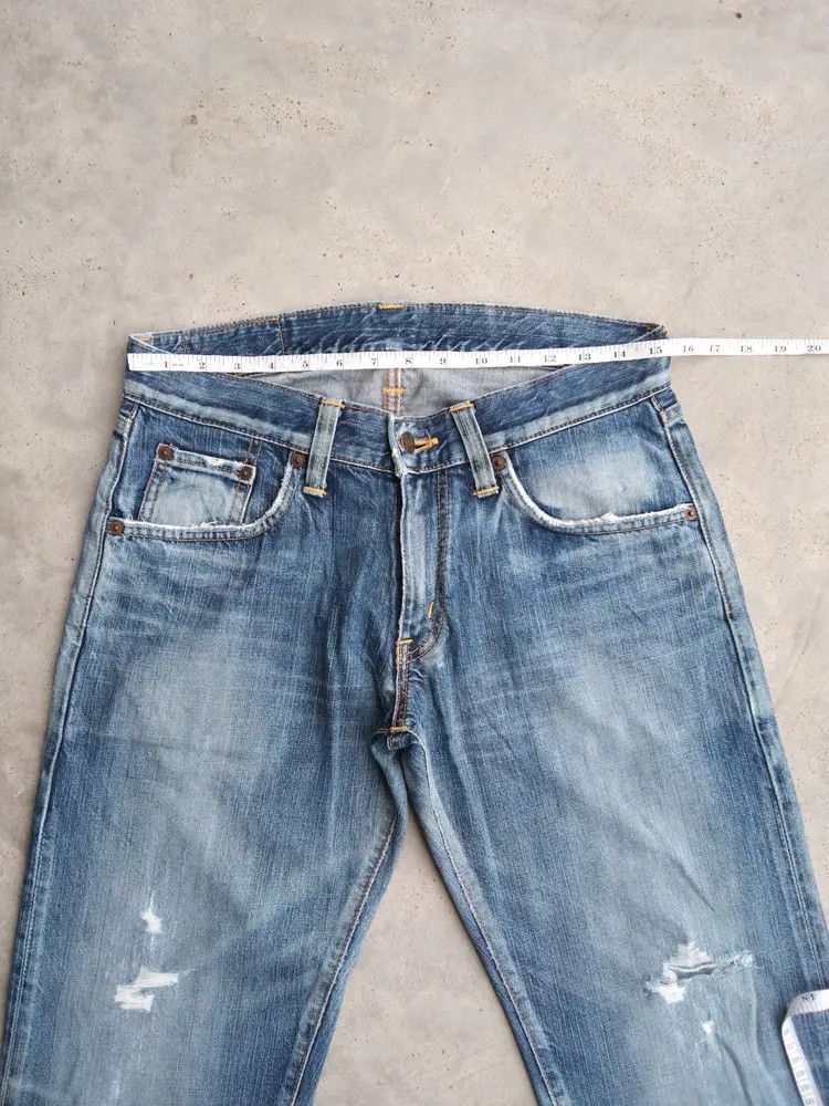 Japanese Brand Vintage Edwin Distressed Jeans 30x32 Size US 30 / EU 46 - 7 Thumbnail