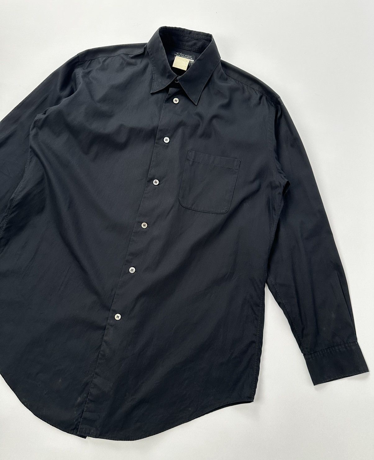 Y's for Men × Yohji Yamamoto Yohji Yamamoto Y’s For Men Jumbo Shirt Button Up Size US S / EU 44-46 / 1 - 2 Thumbnail