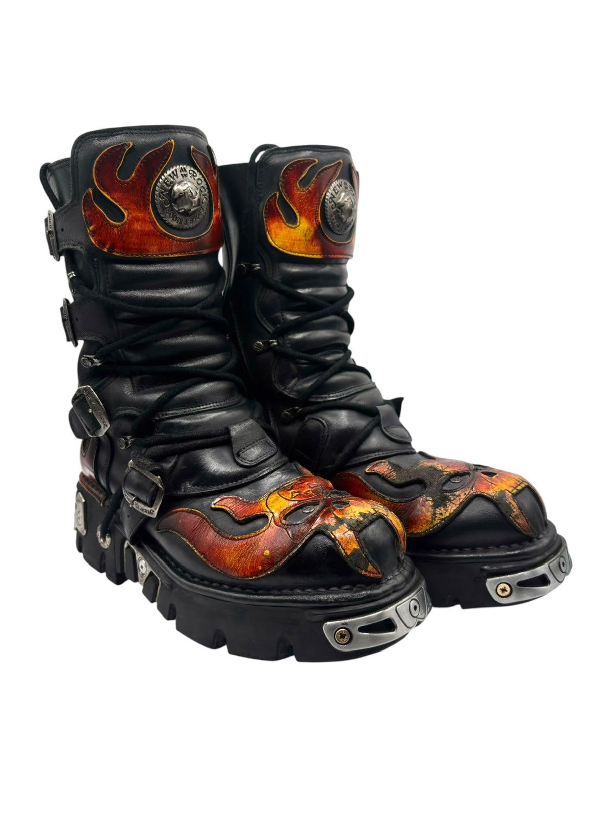 New Rock New Rock x Jaded London Scar Reactor Boots | Grailed