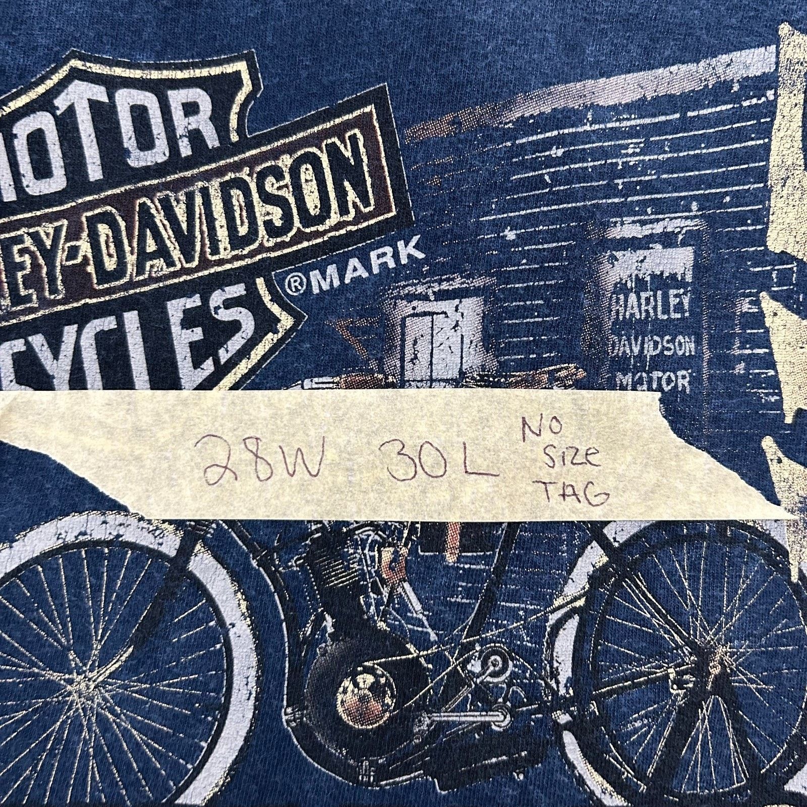 Harley Davidson Harley Davidson Tee Shirt Mens Navy Museum Biker Performance Size US XXL / EU 58 / 5 - 6 Thumbnail