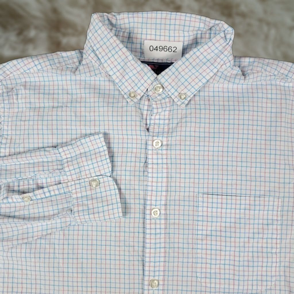 Vineyard Vines VINEYARD VINES Button-Up Shirt Mens Large Blue Check Long Sleeve Casual Classic Preppy Size US L / EU 52-54 / 3 - 1 Thumbnail