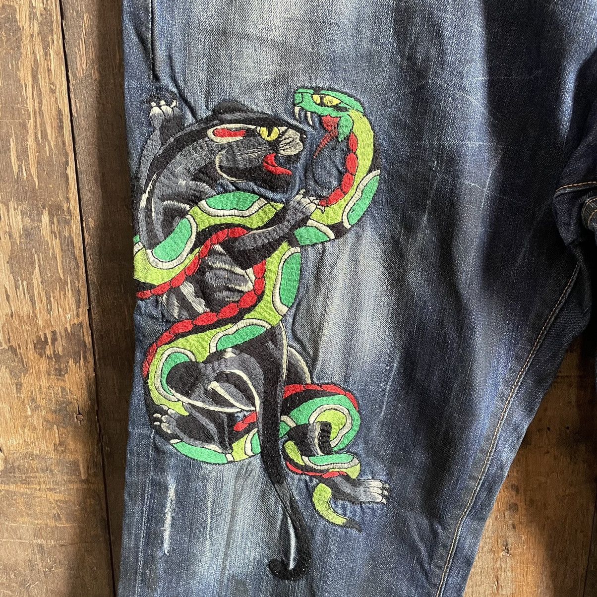 Christian Audigier × Ed Hardy Vintage Ed Hardy Denim Jeans Size US 40 / EU 56 - 3 Thumbnail