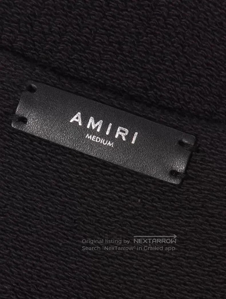 Amiri Amiri Black Ripped Sweatshirt Size US M / EU 48-50 / 2 - 8 Thumbnail