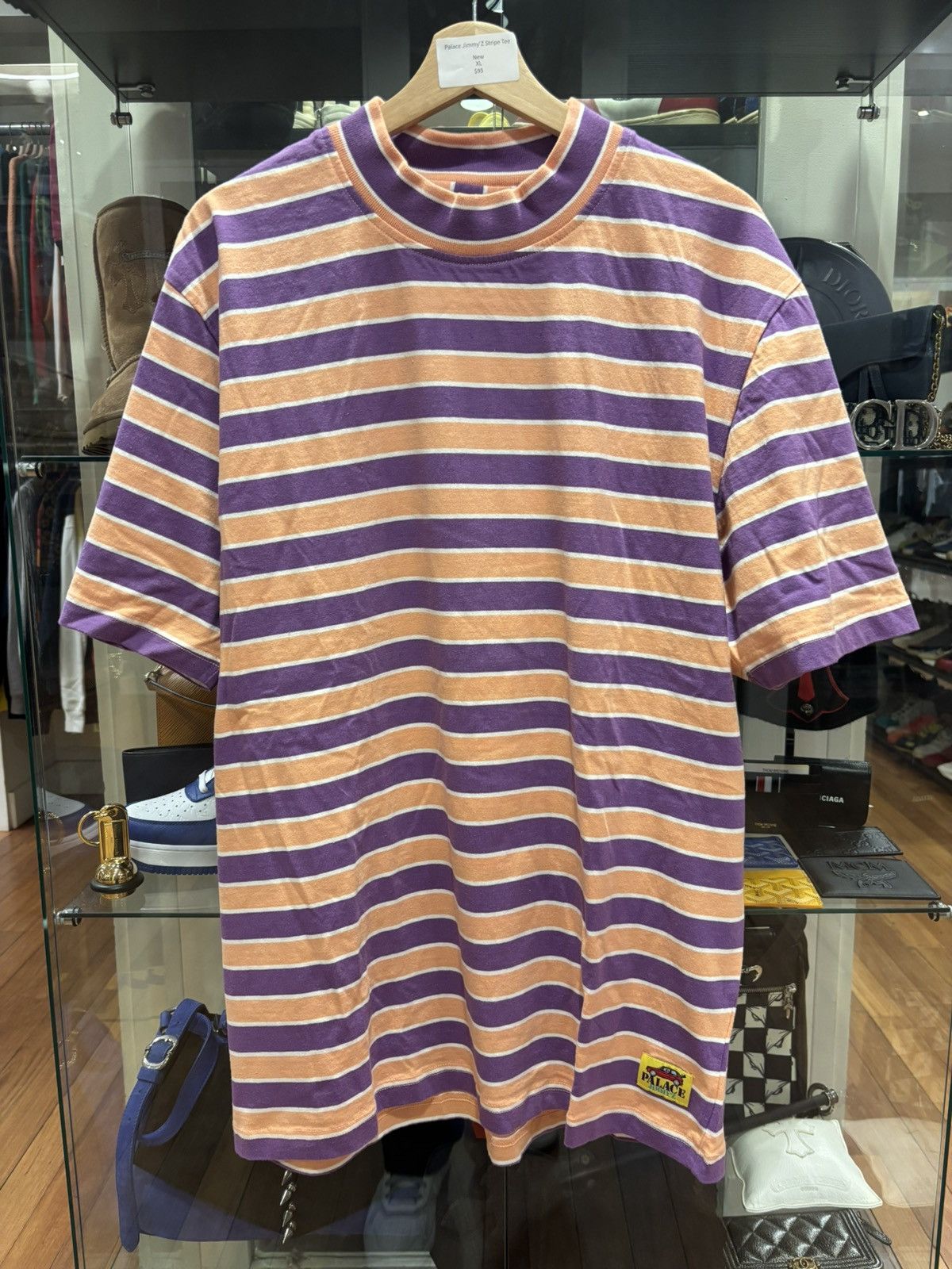 Palace Striped T Shirt | Grailed