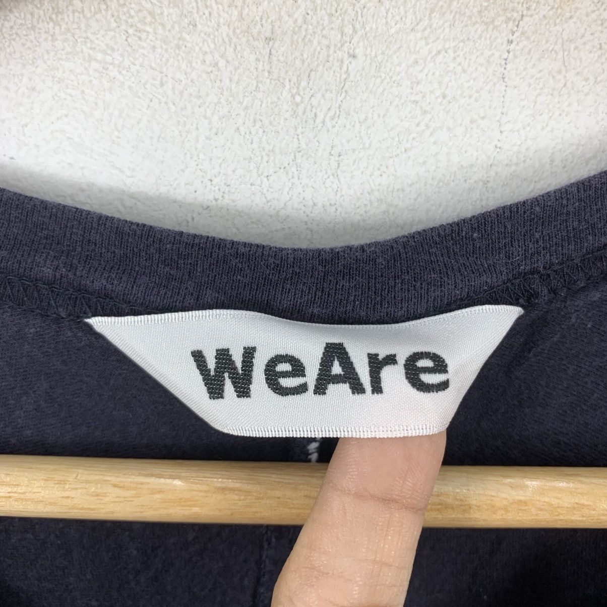Japanese Brand WE ARE Asymmetric Colour Japanese Brand Long Sleeve Tshirt Size S / US 4 / IT 40 - 4 Thumbnail