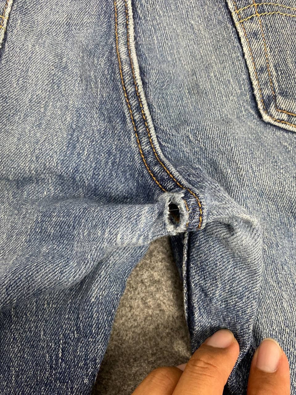 Levi's levis 511 premium big E distressed denim Size US 33 - 4 Thumbnail