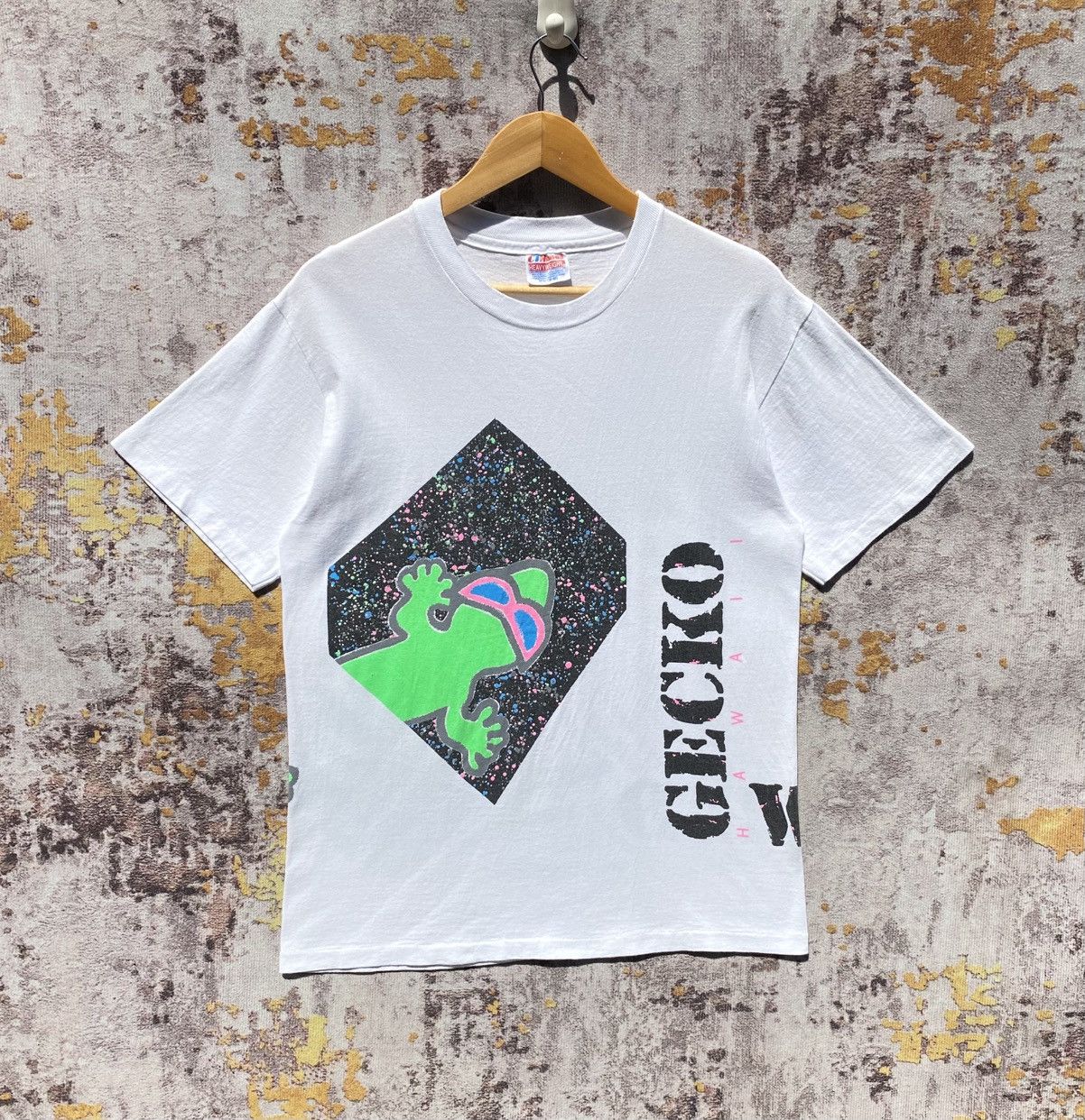 Vintage Vintage 1989 Gecko Hawaii Shirt Wild Gecko Full Print Size US M / EU 48-50 / 2 - 1 Thumbnail