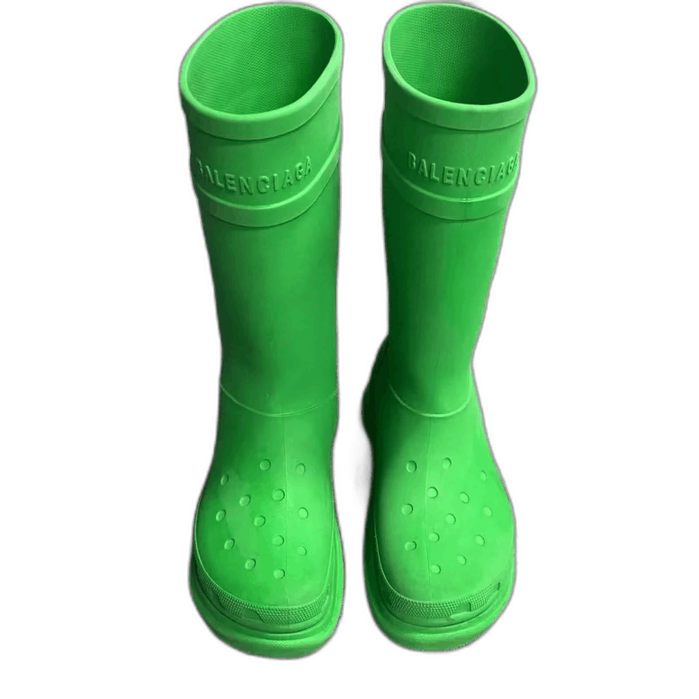 Balenciaga Balenciaga Green Waterproof Mid-Calf Boots Size US 10 / EU 43 - 1 Thumbnail