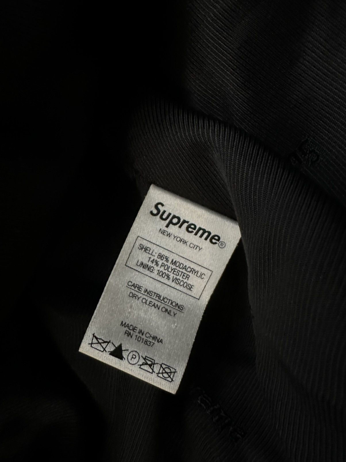 Supreme Supreme Faux Fur Repeater Bomber Dark Teal SS18 Size US L / EU 52-54 / 3 - 8 Thumbnail