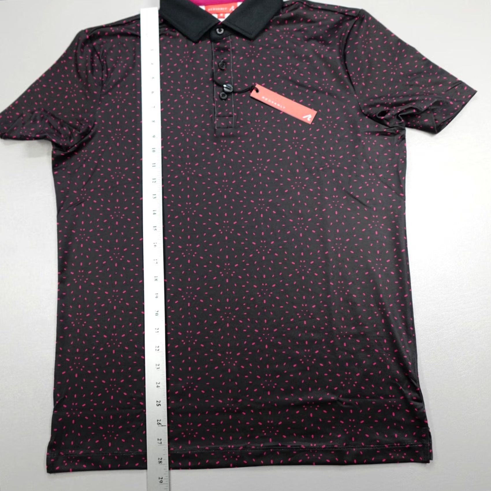 Vintage Redvanly Arcadia Golf Polo Shirt Tuxedo Black Geometric Rugby R2389 Men's Size M Size US M / EU 48-50 / 2 - 6 Thumbnail