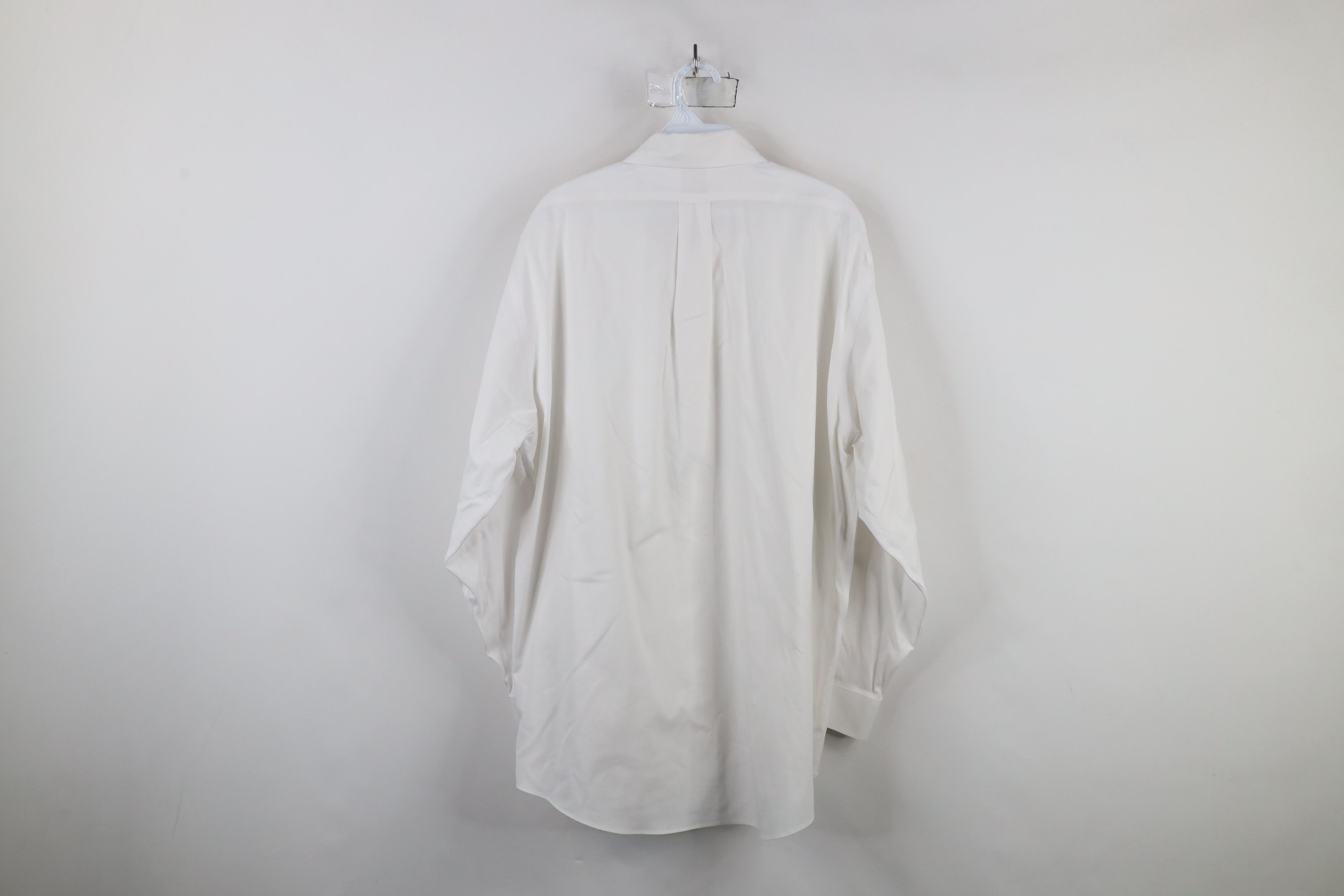 Brooks Brothers × Vintage Vintage 90s Brooks Brothers Cotton Button Down Shirt White Size US M / EU 48-50 / 2 - 11 Thumbnail