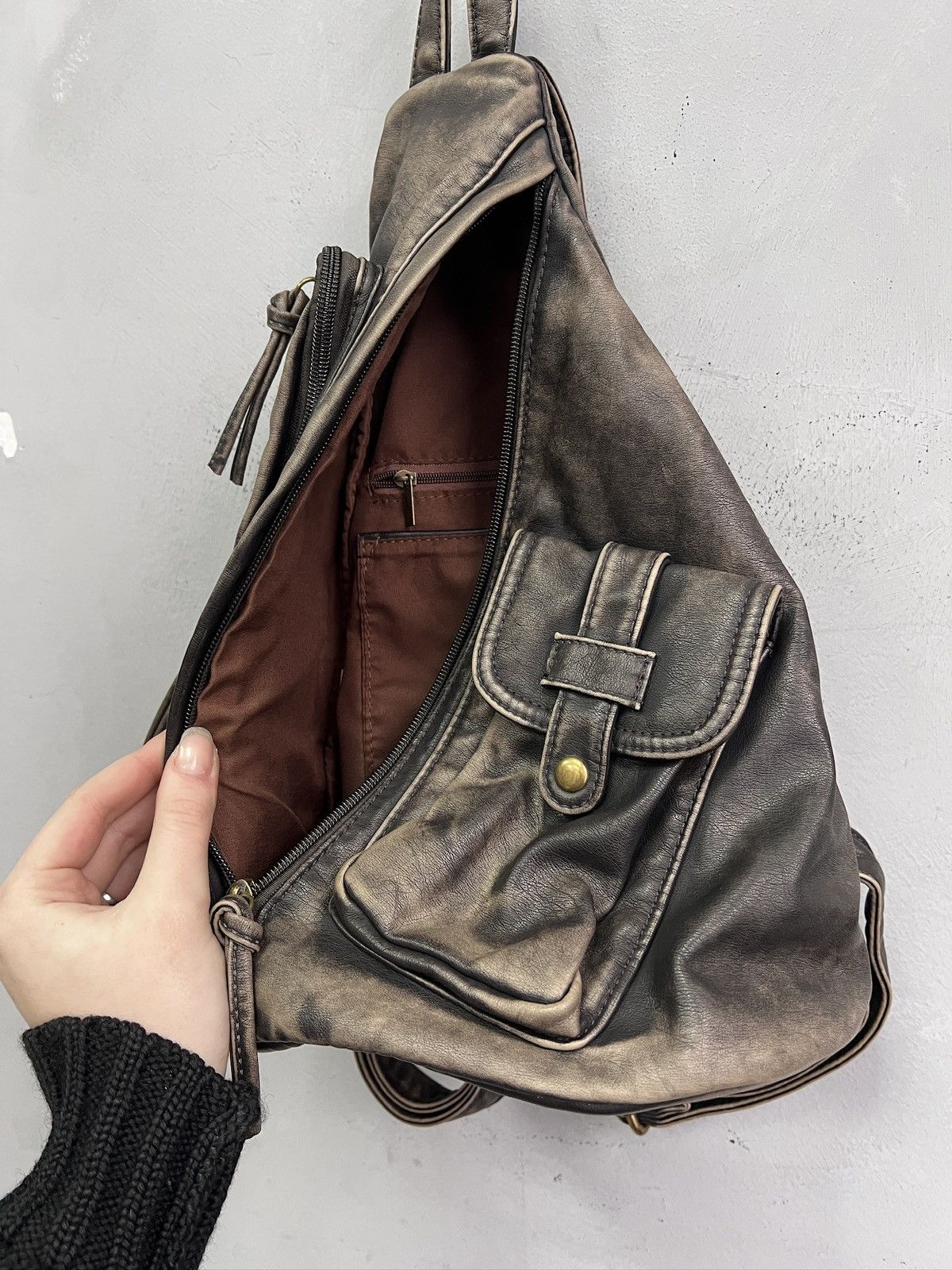 If Six Was Nine leather multipocket kmrii style avant garde yohji yamamoto Size ONE SIZE - 11 Thumbnail