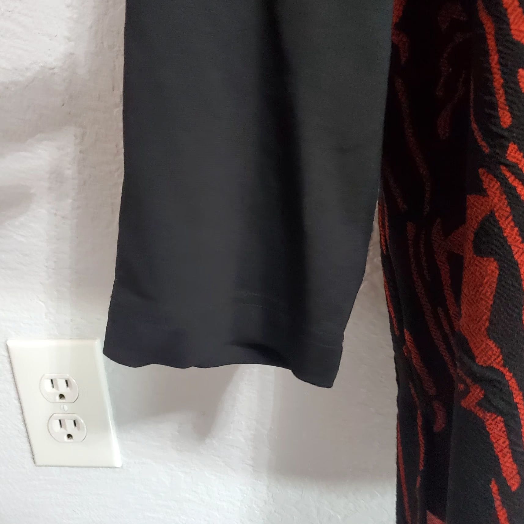 Vintage VINTAGE Ali Miles Tunic Top Womens 2X Black Red Print Buttons 3/4 Sleeve Pocket Artsy Size XXL / US 16-18 / IT 52-54 - 5 Thumbnail