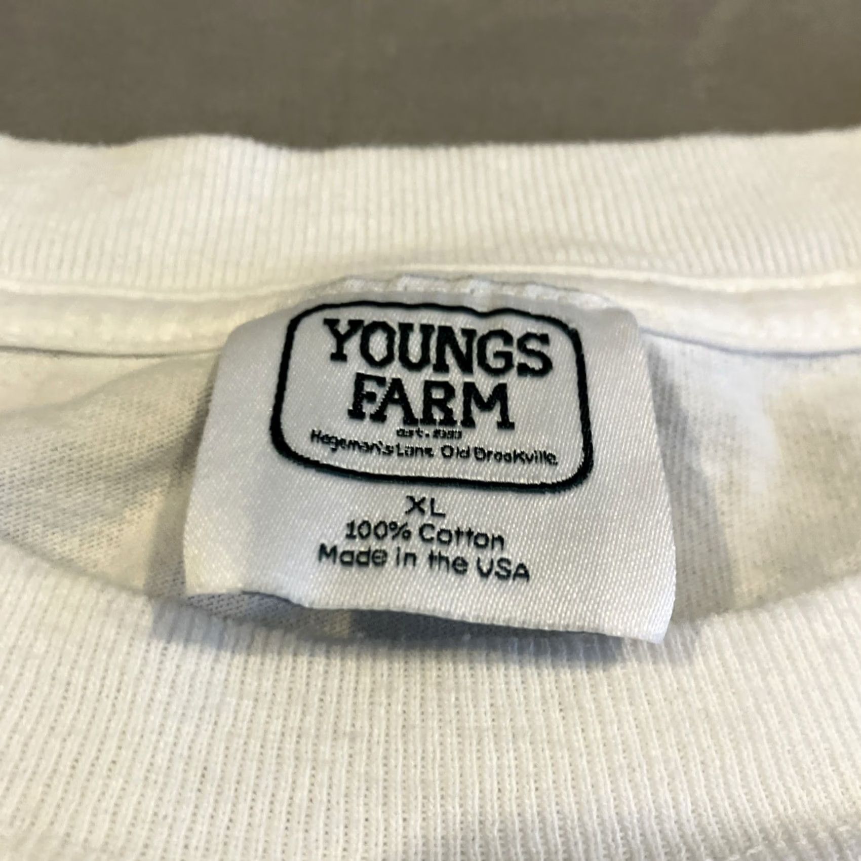 Kith Awesome Youngs Farm Kith Long Sleeve Shirt Mens XL White Size US XL / EU 56 / 4 - 2 Thumbnail