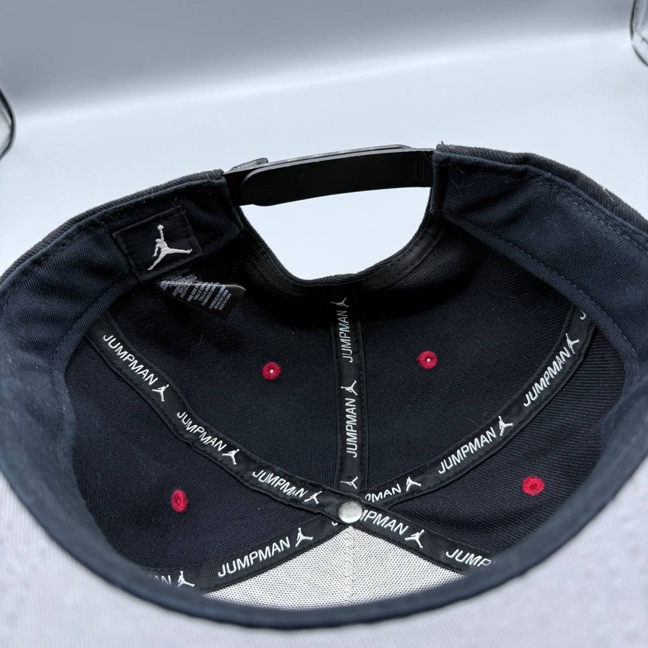 Jordan Brand Air Jordan Flight Hat Men Black Gray Jumpman Snap Back Cap Size ONE SIZE - 6 Thumbnail