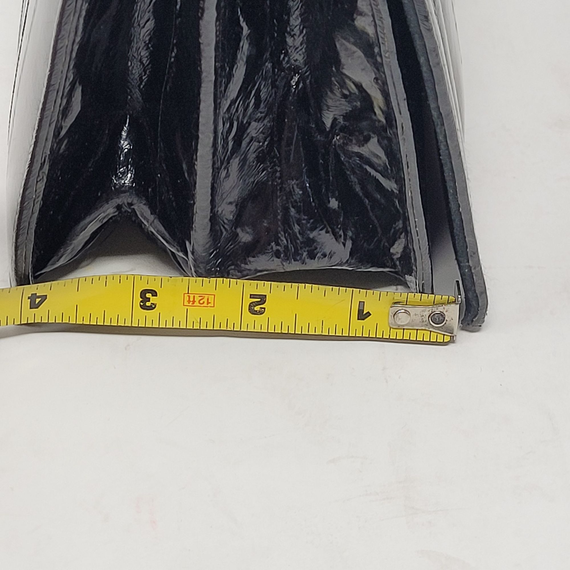 Vintage Vintage Womens Genuine Eel Skin Convertible Clutch Black Kor Size ONE SIZE - 7 Thumbnail