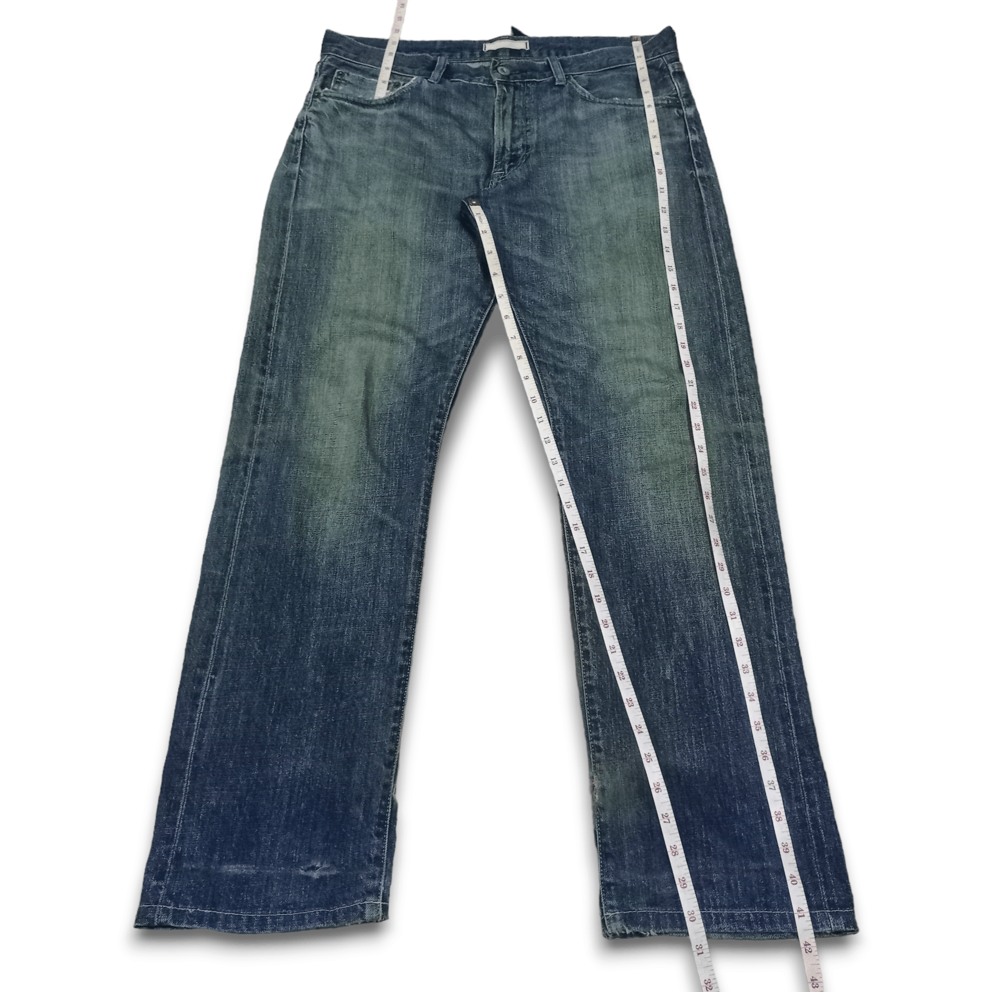 Uniqlo Vintage Uniqlo Selvedge Mud Wash Distressed Loose Jeans Size US 36 / EU 52 - 8 Thumbnail