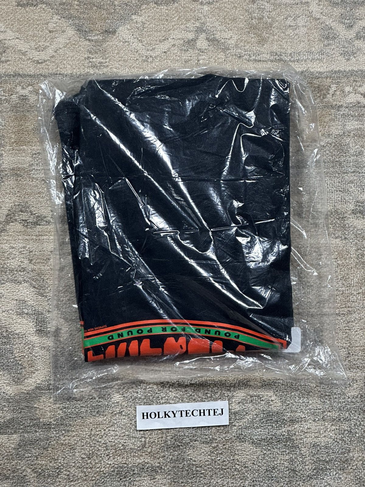 Supreme Supreme Pound Tee - Black - XXL - FW23 Size US XXL / EU 58 / 5 - 6 Thumbnail
