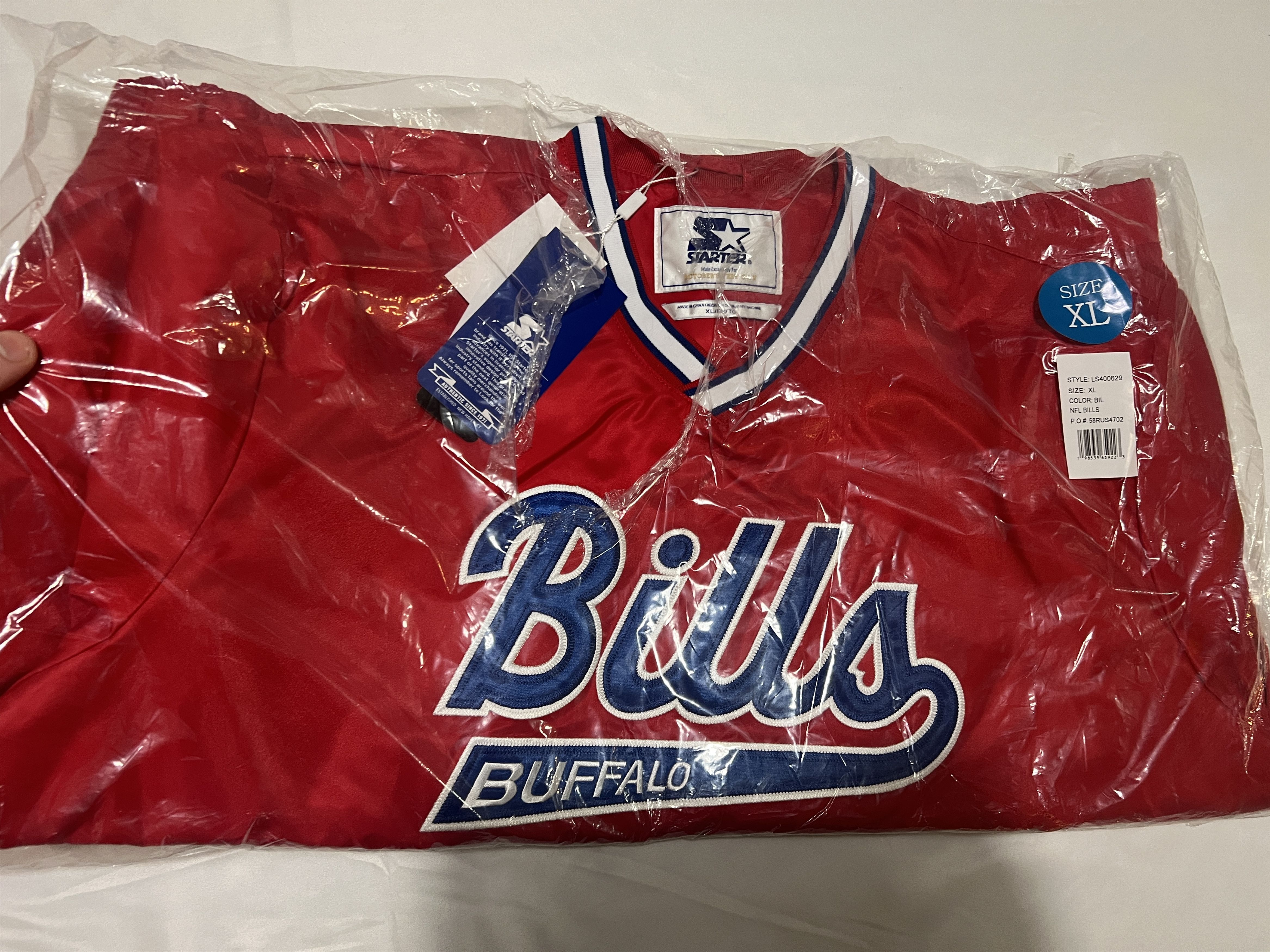 Drake OVO x NFL BUFFALO BILLS STARTER TRAINER PULLOVER JACKET Size US XL / EU 56 / 4 - 3 Thumbnail
