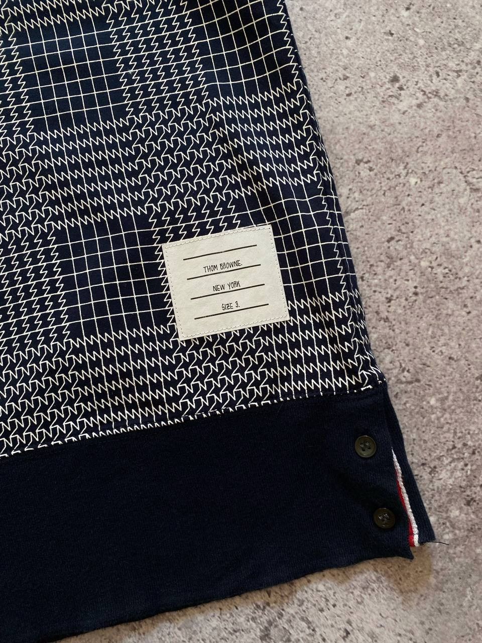 Thom Browne THOM BROWNE NAVY CAGED SHORT SLEEVE KNIT POLO T SHIRT Size US M / EU 48-50 / 2 - 7 Thumbnail