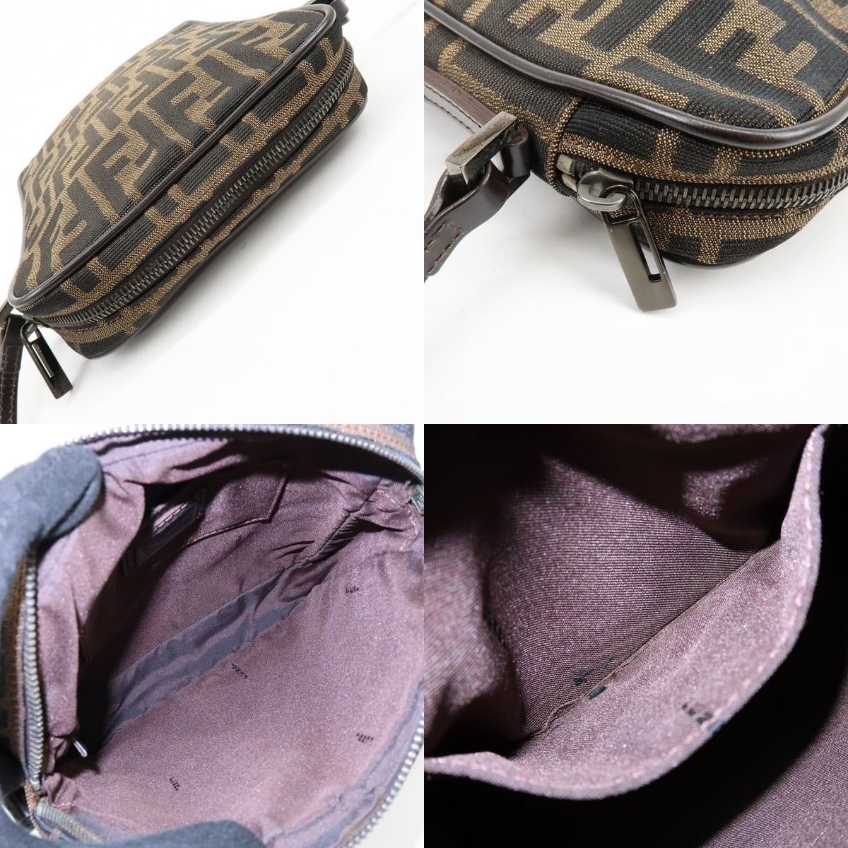 Fendi Fendi Zucca Crossbody Bag Brown Size ONE SIZE - 7 Thumbnail