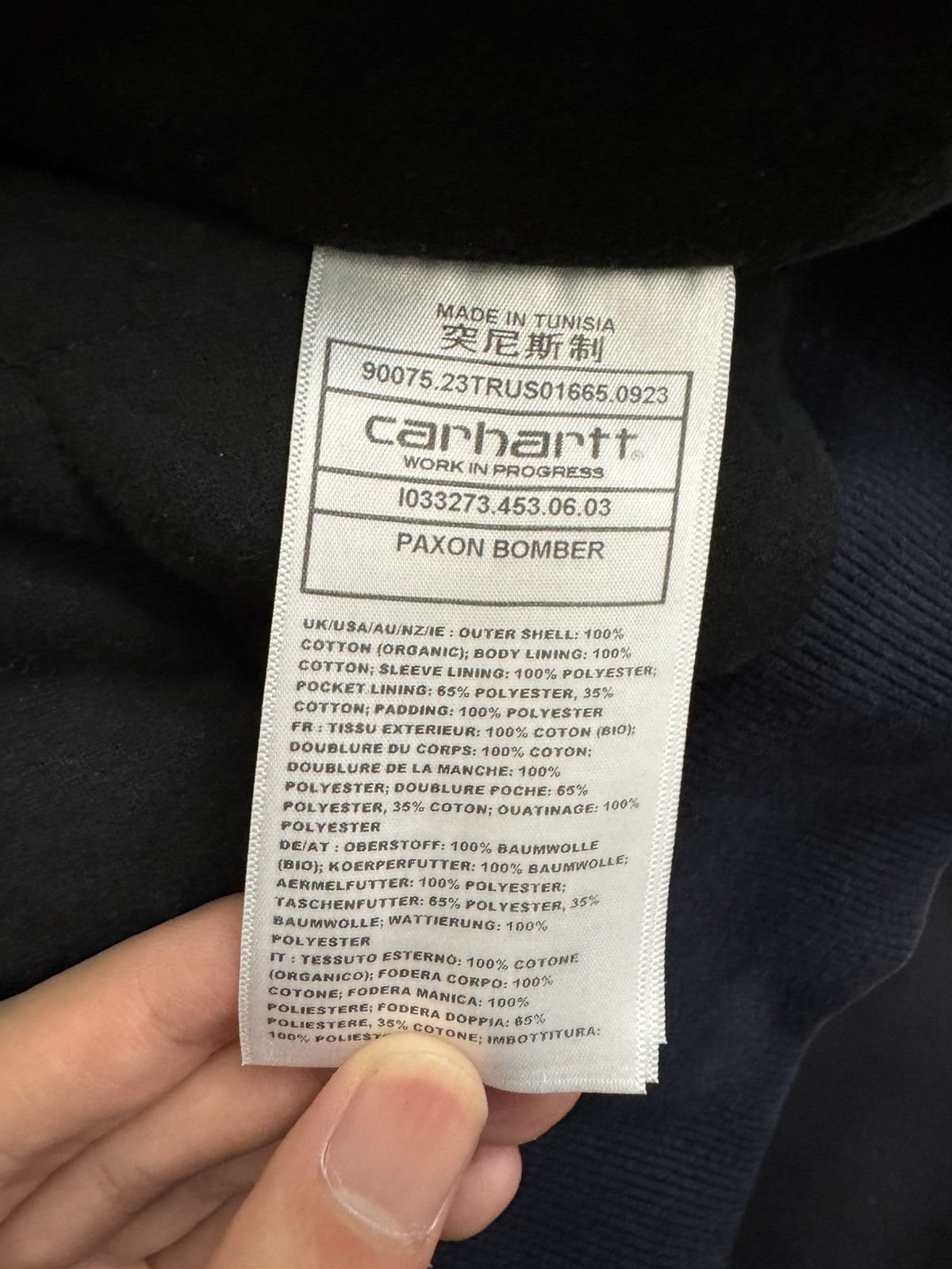 Carhartt × Carhartt Wip × Vintage Carhartt Work In Progress Paxon Bomber Blue Size S Size US S / EU 44-46 / 1 - 6 Thumbnail
