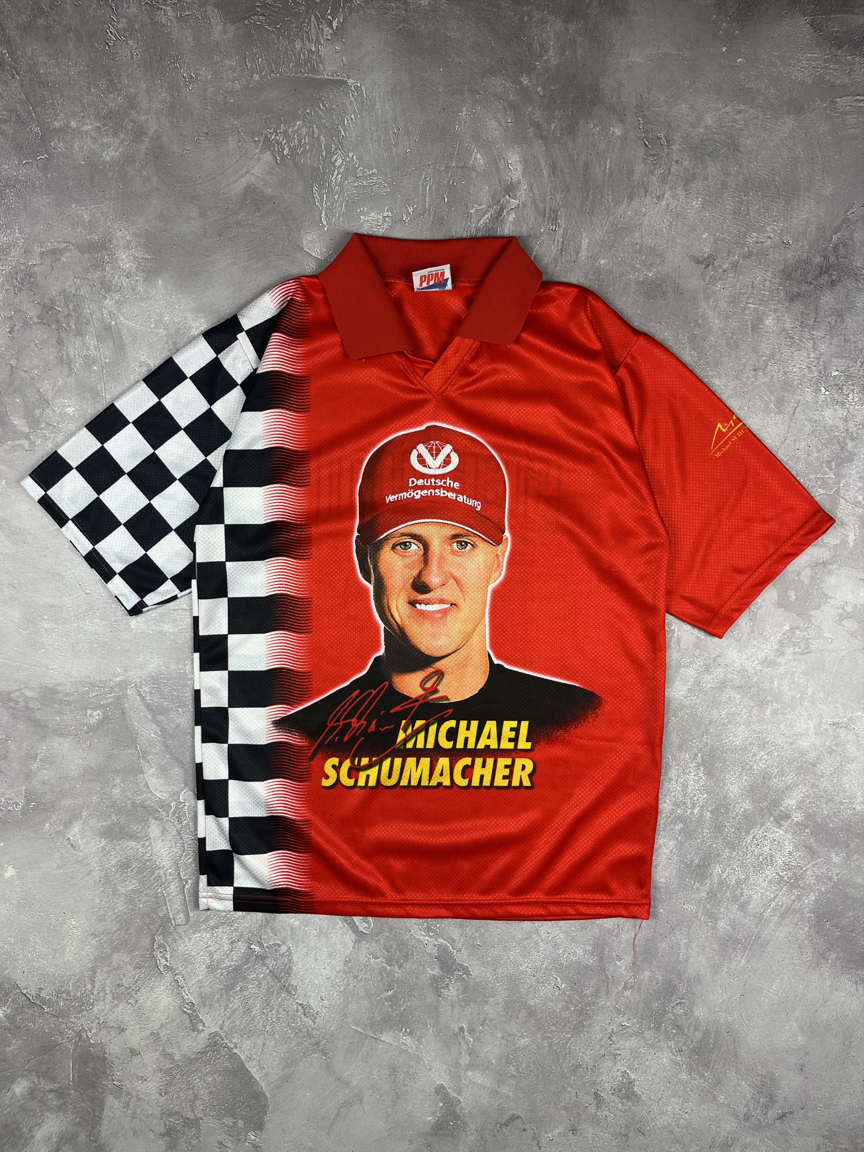 Ferrari Vintage Ferarri Racing Michael Schumacher Jersey T-Shirt Size US L / EU 52-54 / 3 - 1 Thumbnail