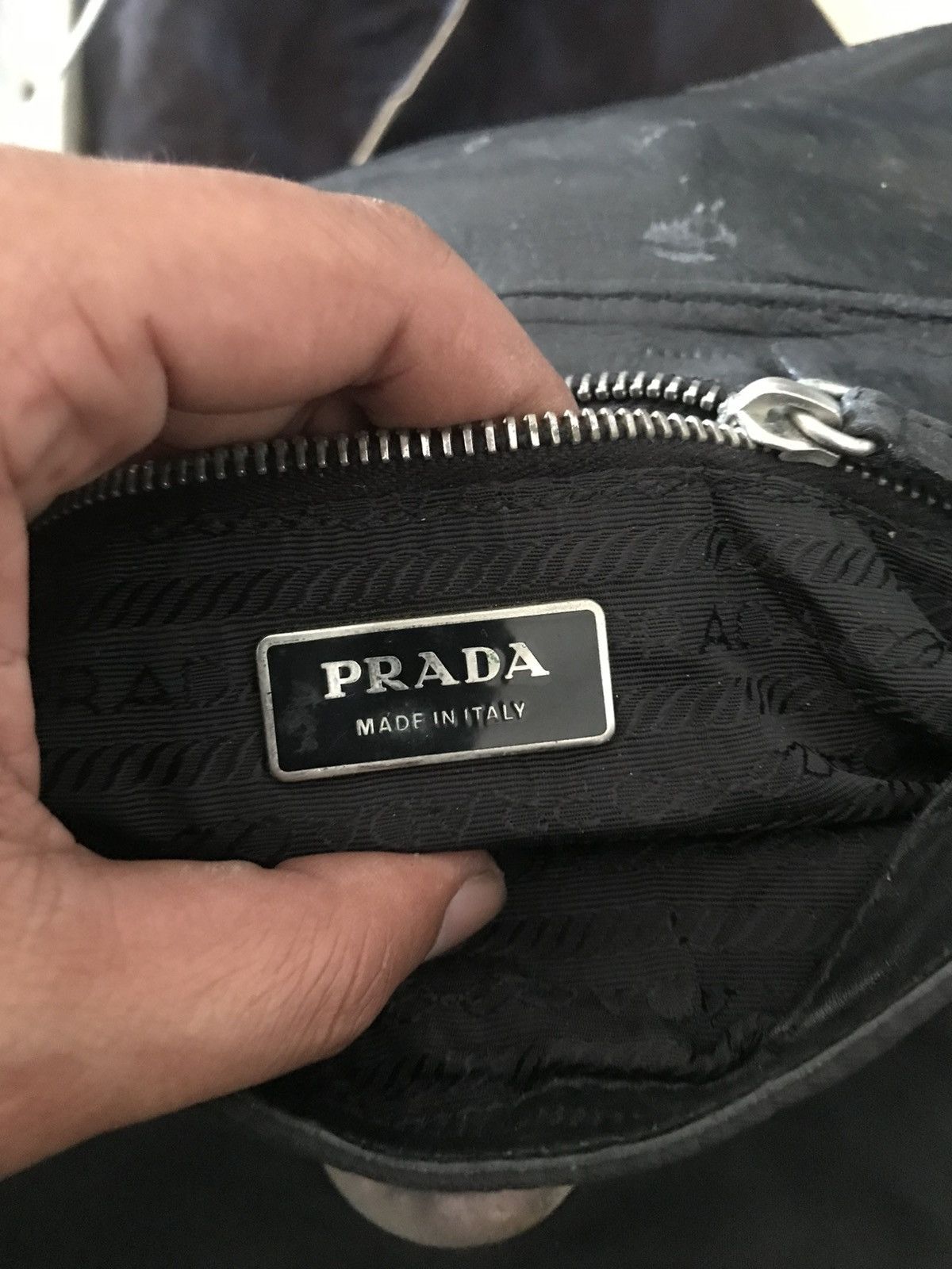 Prada Vintage Prada Black Shoulder Size ONE SIZE - 8 Thumbnail