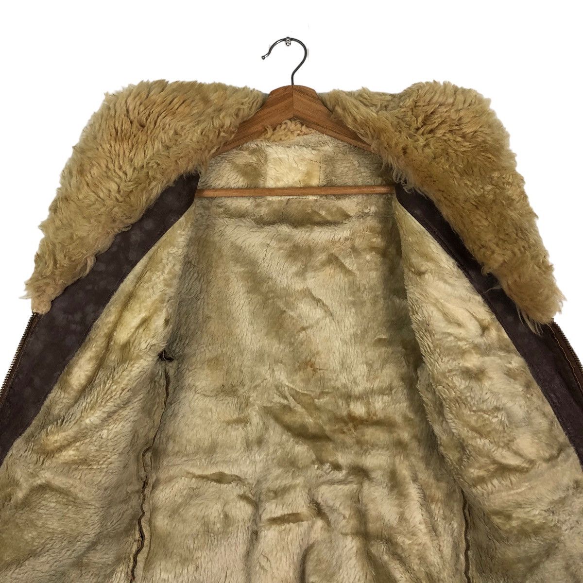 Japanese Brand 🔥Vintage Leather Jacket Biker Mink Fur Collar Racing Size US M / EU 48-50 / 2 - 14 Thumbnail