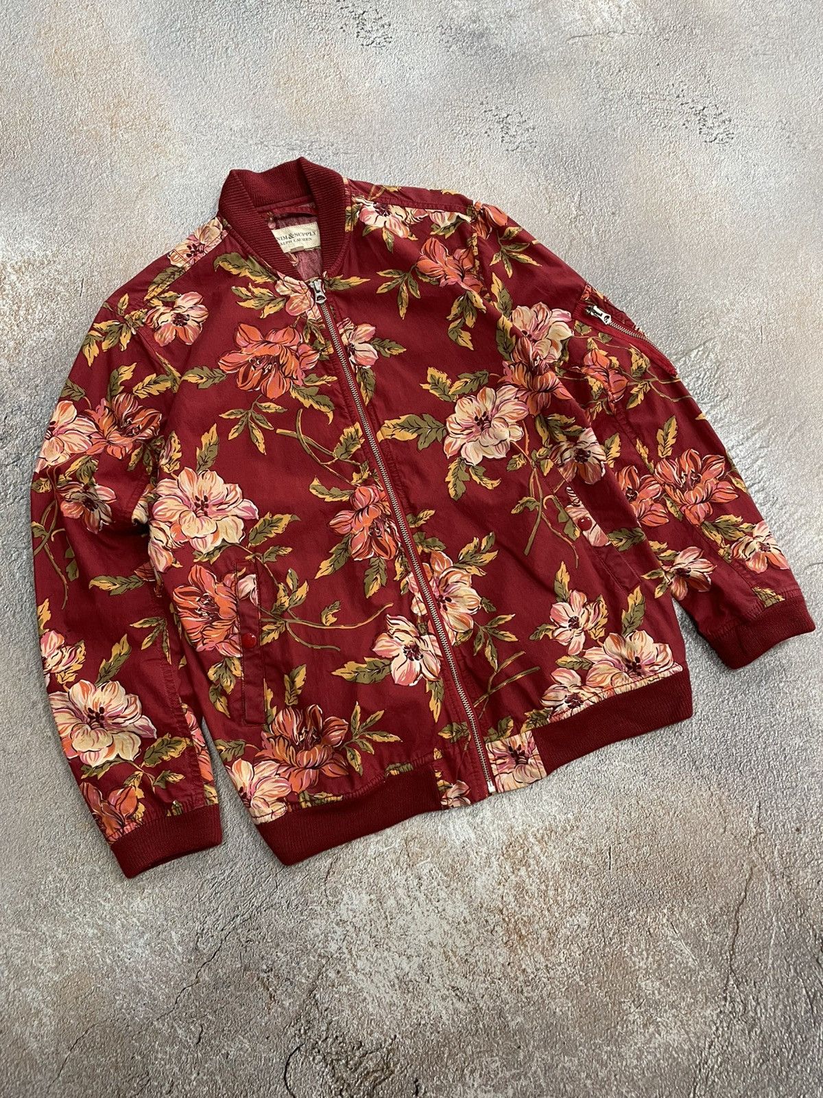 Denim & Supply Ralph Lauren Denim And Supply Ralph Lauren Floral Bomber Jacket Size US S / EU 44-46 / 1 - 1 Thumbnail