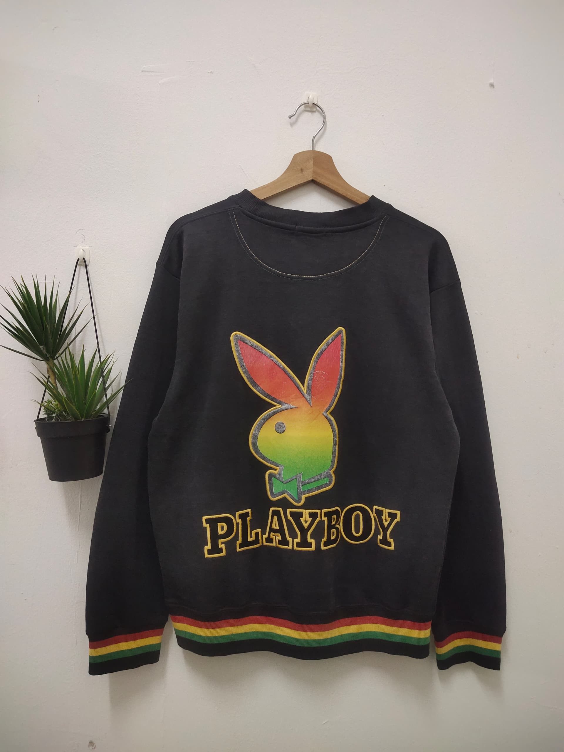 Playboy Vintage 1990s Playboy I Read the Articles Tee large black