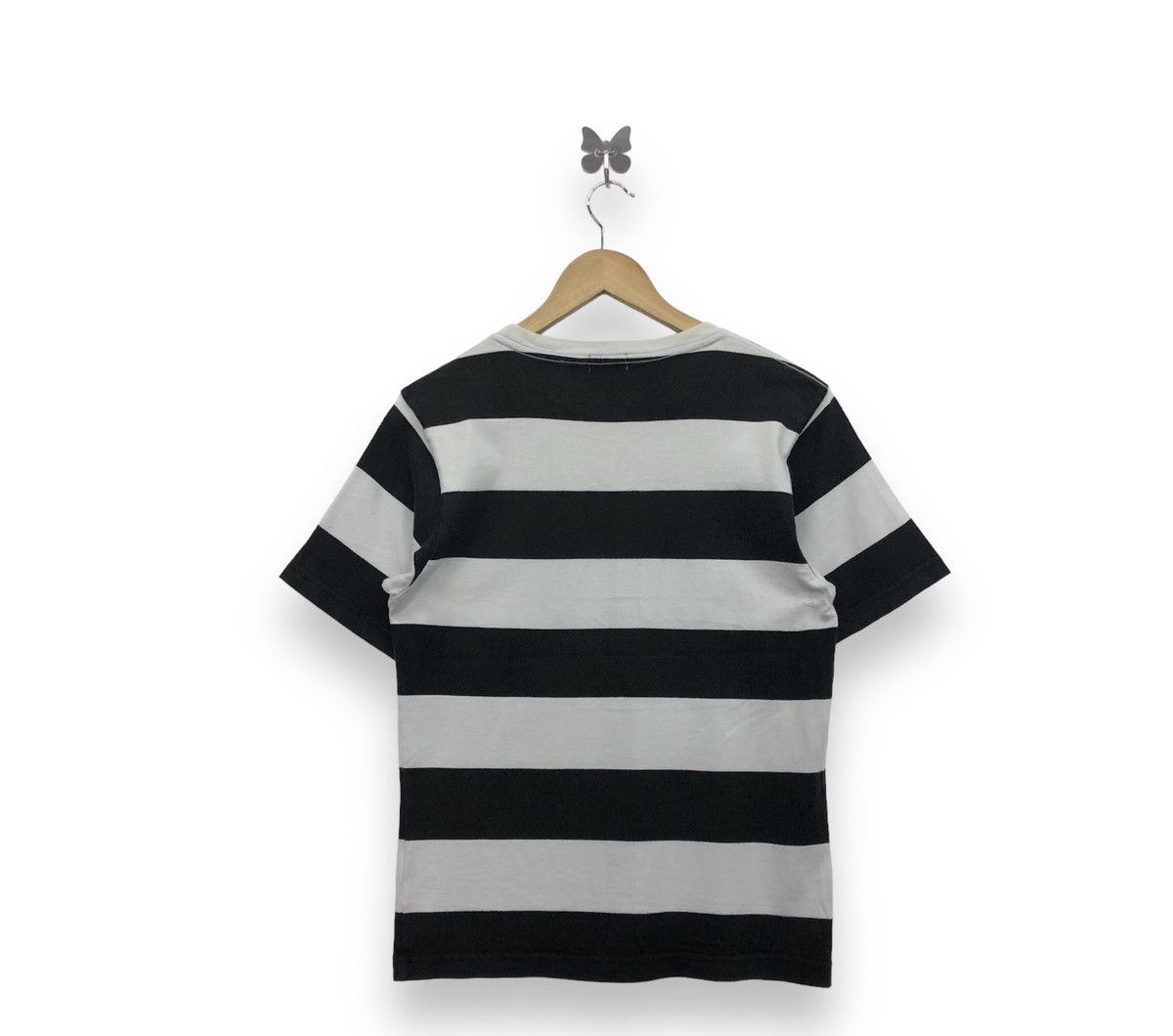 Margaret Howell Margaret Howell Stripe Minimalist Designer Tshirt Size US M / EU 48-50 / 2 - 2 Thumbnail
