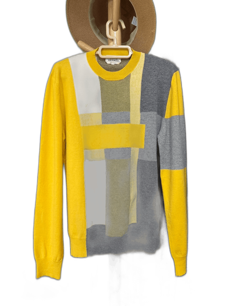 Hermes Hermes Cashmere Sweater with Colorful Design Size US M / EU 48-50 / 2 - 1 Thumbnail