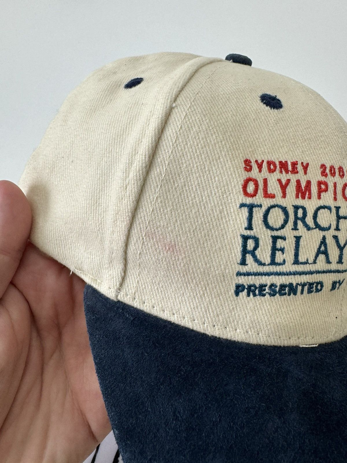 Vintage Sydney 2000 Olympic torch relay cap hat Size ONE SIZE - 3 Thumbnail