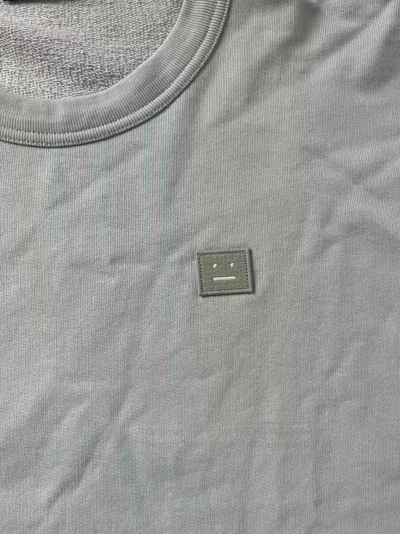 Acne Studios Acne Studios Face expression print logo long sleeve crewne Size S / US 4 / IT 40 - 3 Thumbnail